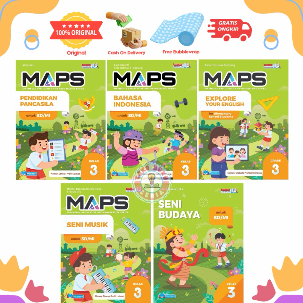 Buku Kelas 3 SD Penerbit Masmedia Kurikulum Merdeka