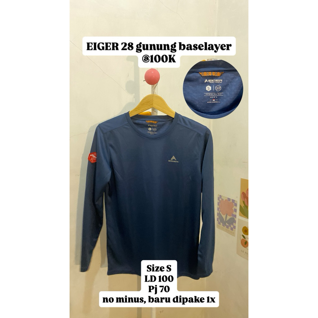 eiger 28 gunung baselayer size s (100k)