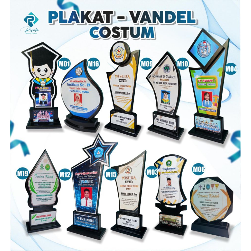 Plakat Vandel Termurah Costum Plakat Kosongan Kayu