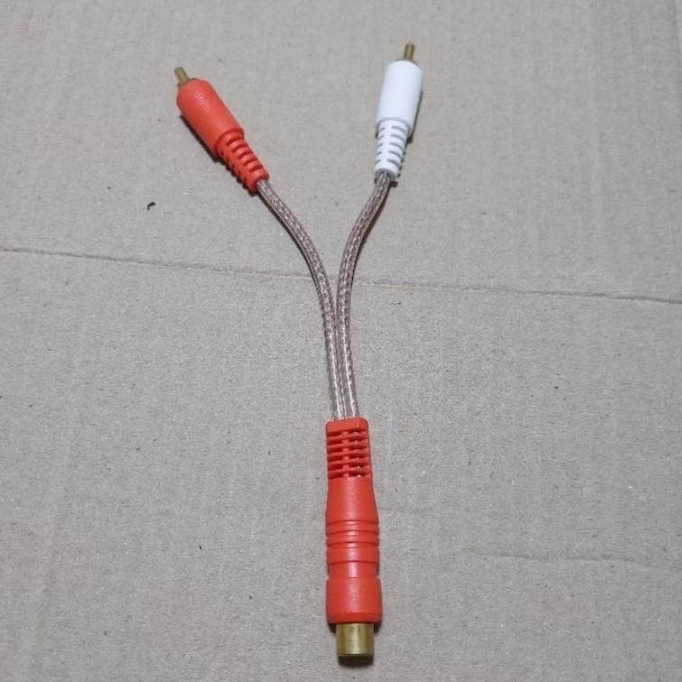 RCA male to rca Female kabel Audio Y splitter RCA male to rca Female kabel Audio Y splitter Kabel RC