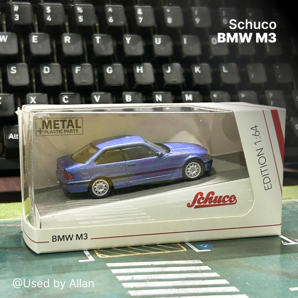 Schuco Diecast 1/64 BMW M3 E36 Coupe Biru | UNSELAED