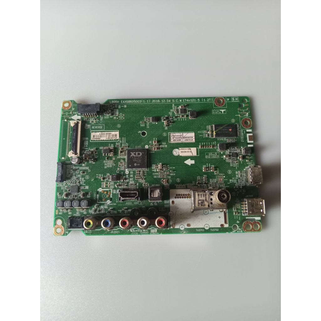 MB MAINBOARD TV LG 43LM5500PTA BEKAS NORMAL