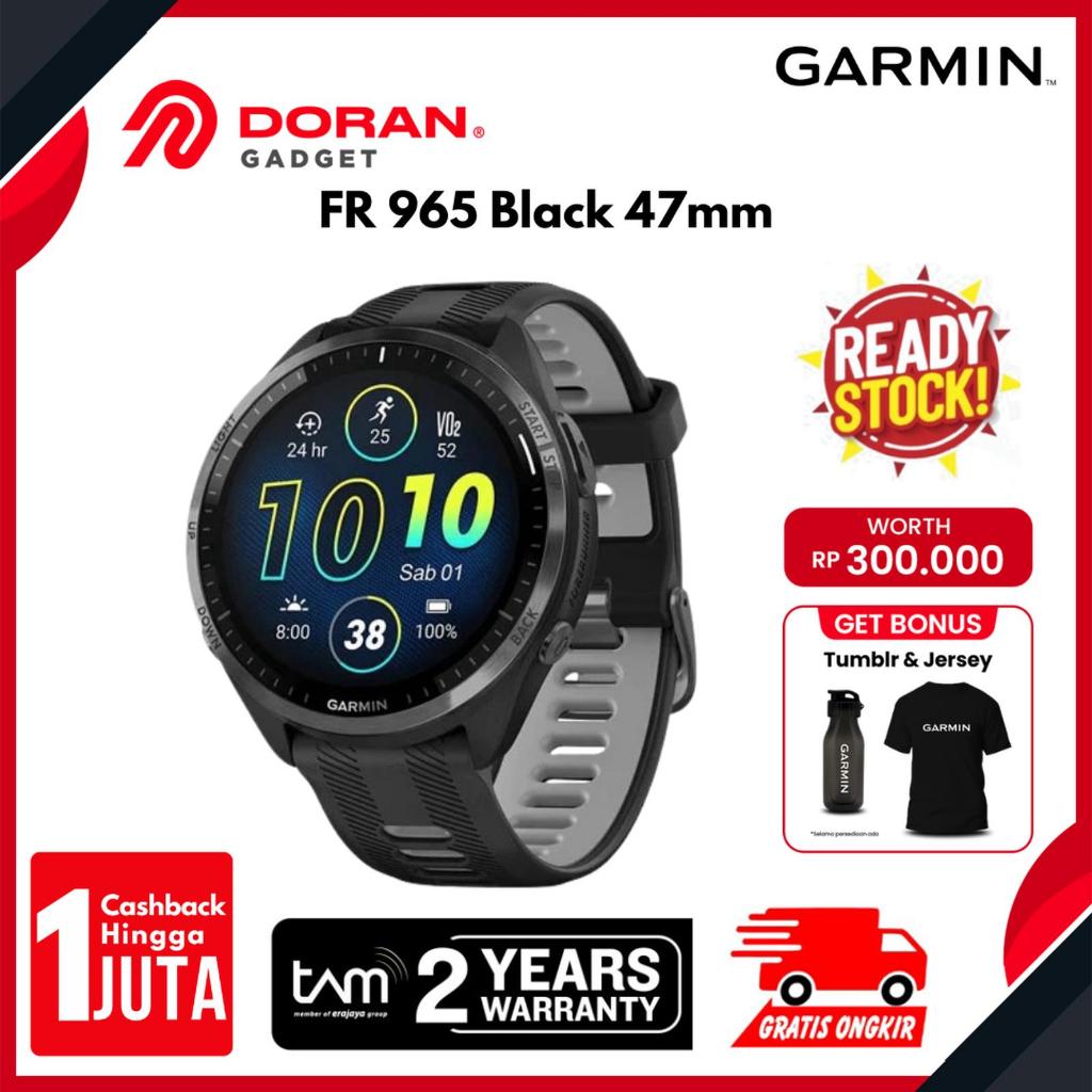 Garmin Forerunner 965 Music | FR 965 Yellow/White/Black Garansi TAM 2 Tahun