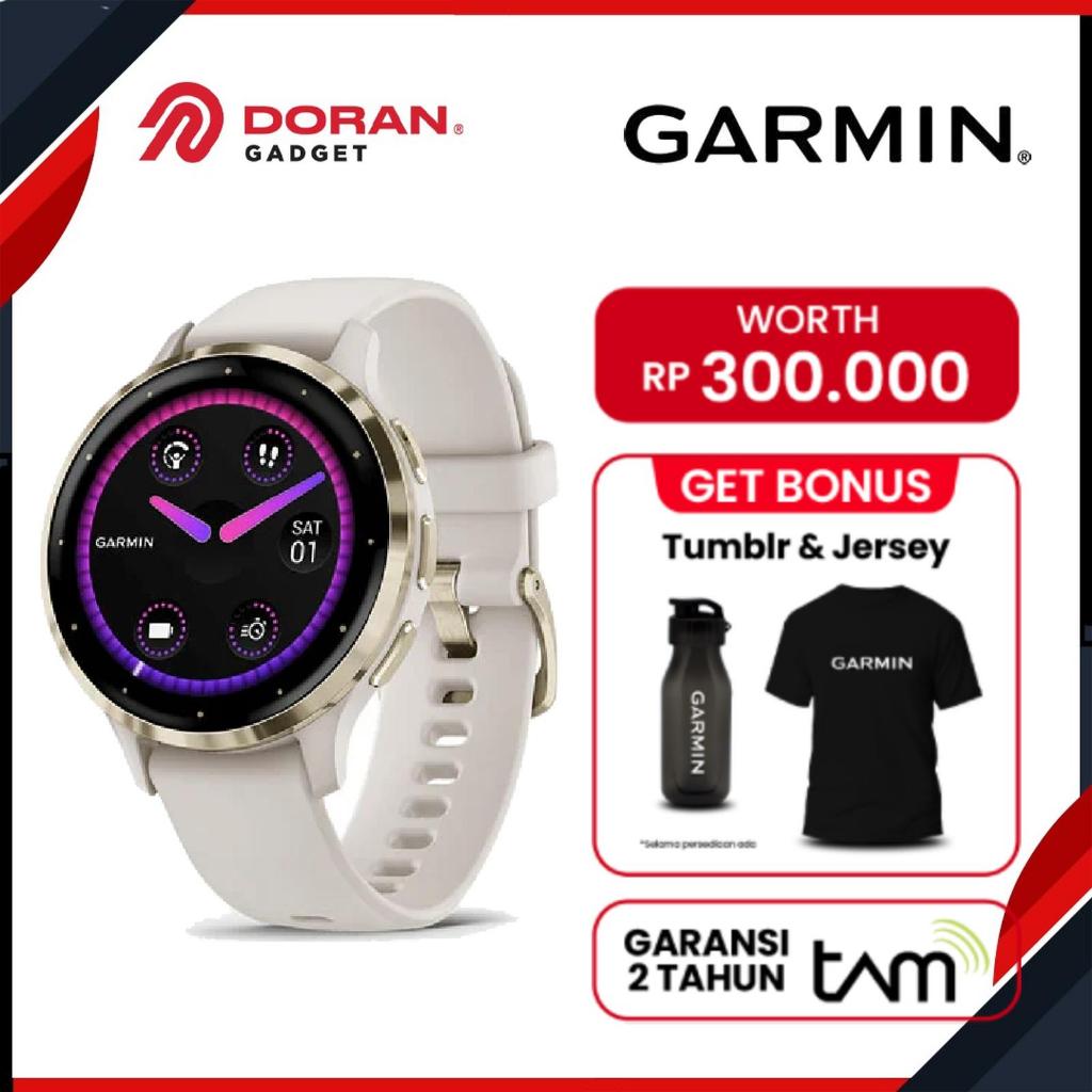 Garmin Venu 3S | Smartwatch 41mm - Garansi Resmi 2 Tahun