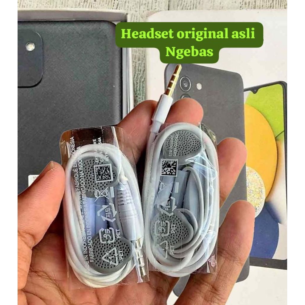 Headset original Bawaan Samsung Ngebas poll resmi Sein