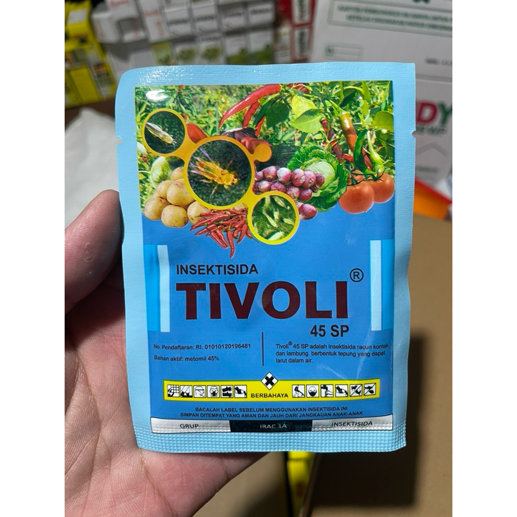 tivoli 15gram 45sp metomil obat ulat 45sp obat ulat seperti lannate 15gram tivoli