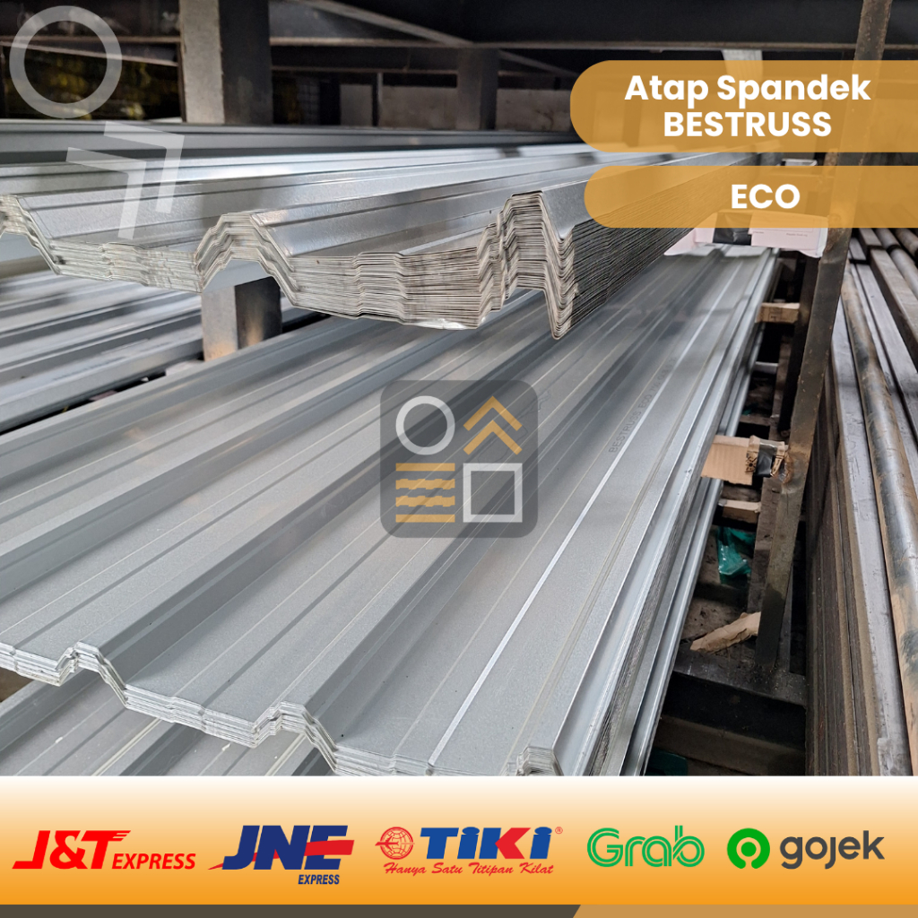 Atap Spandek Atap Galvalum ECO 0.3MMx750 (Baca Deskripsi Produk)
