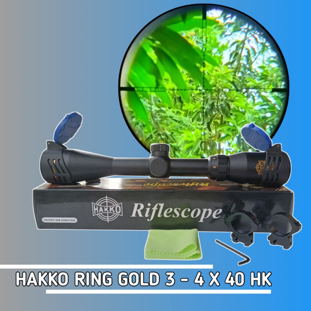 TELESKOP HAKKO RING GOLD 3-9×40