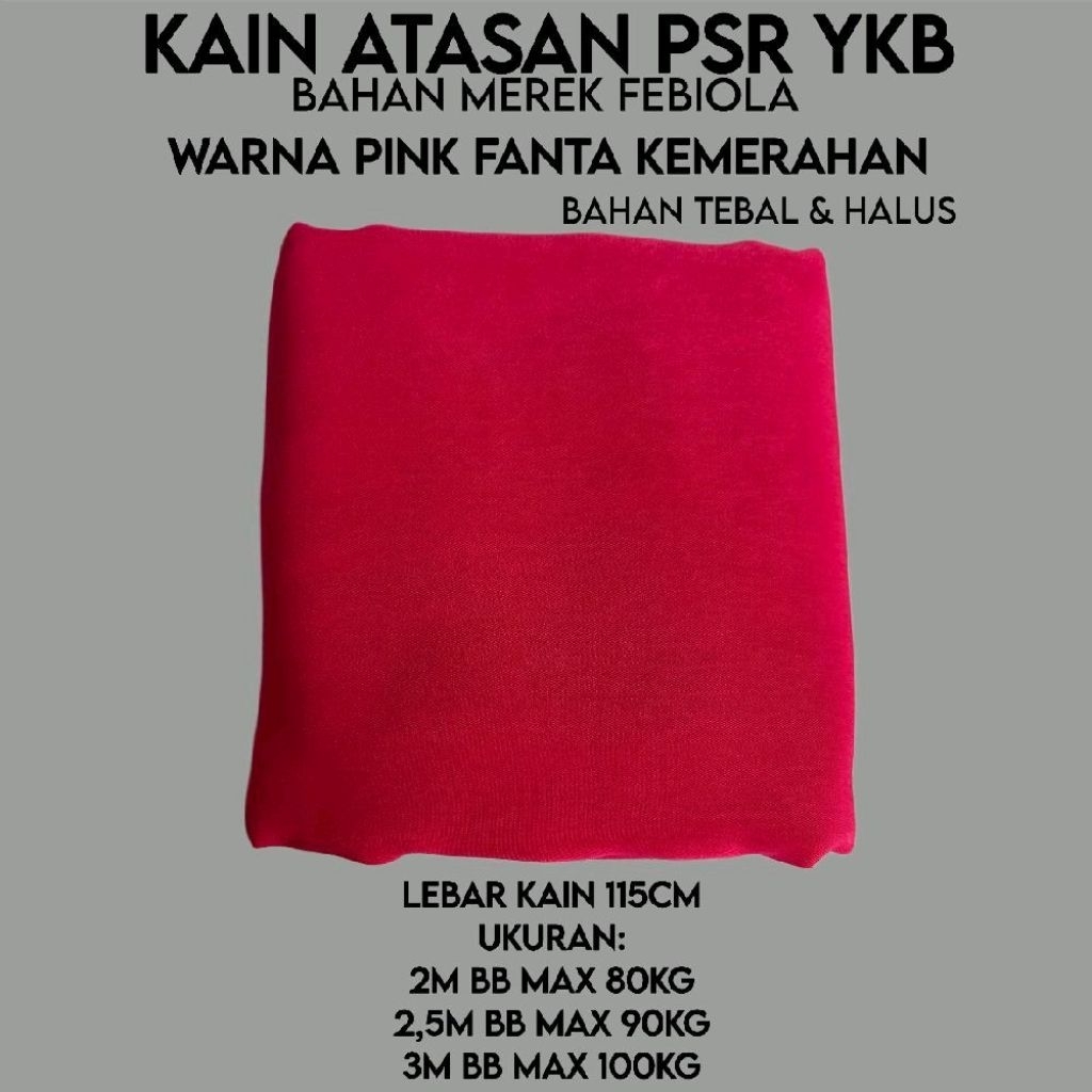 ADIVA- KAIN ATASAN PSR BHAYANGKARI/ BAHAN FEBIOLA WARNA BABY PINK  SALEM | PSR YKB BAHAN FEBIOLA WAR
