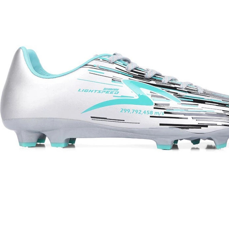 Sepatu Bola Specs Lightspeed Reborn FG - Silver Black Aqua SPE1010574 Original | LS Reborn