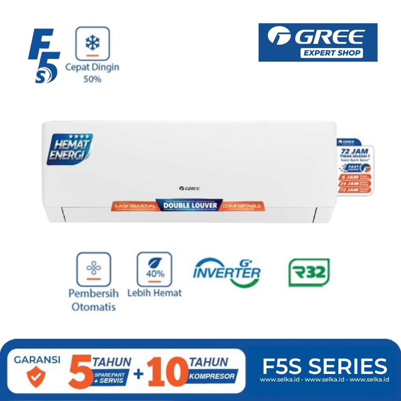 AC GREE 1,5PK INVERTER 12F5S / AC GREE 2PK INVERTER 18F5S