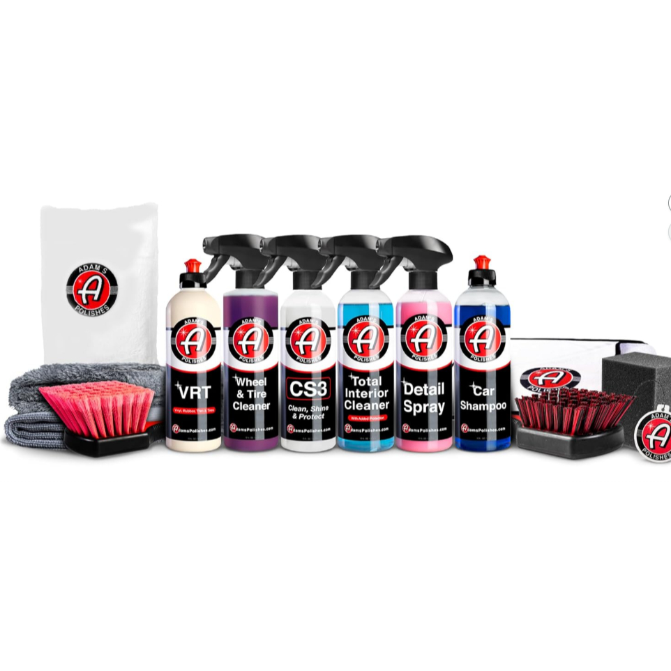 Adam's Polishes Essential Car Wash Kit (14-Item) - Auto Detailing Car Care Cleaning Kit Car & Truck 