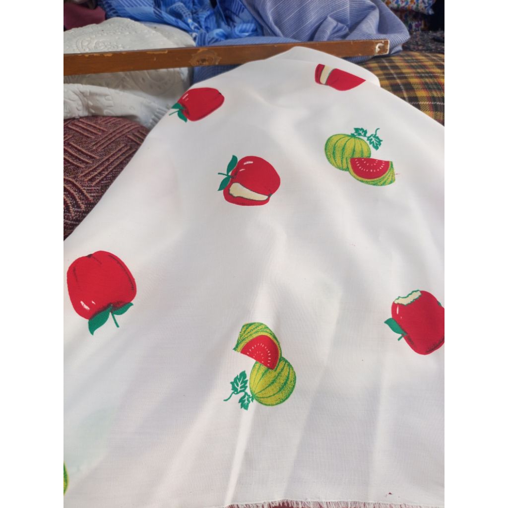 kain katun poplin printing
