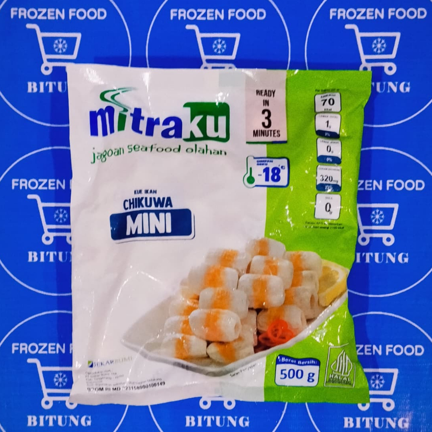 Mitraku Chikuwa Mini 500gr - Frozen Food Bitung