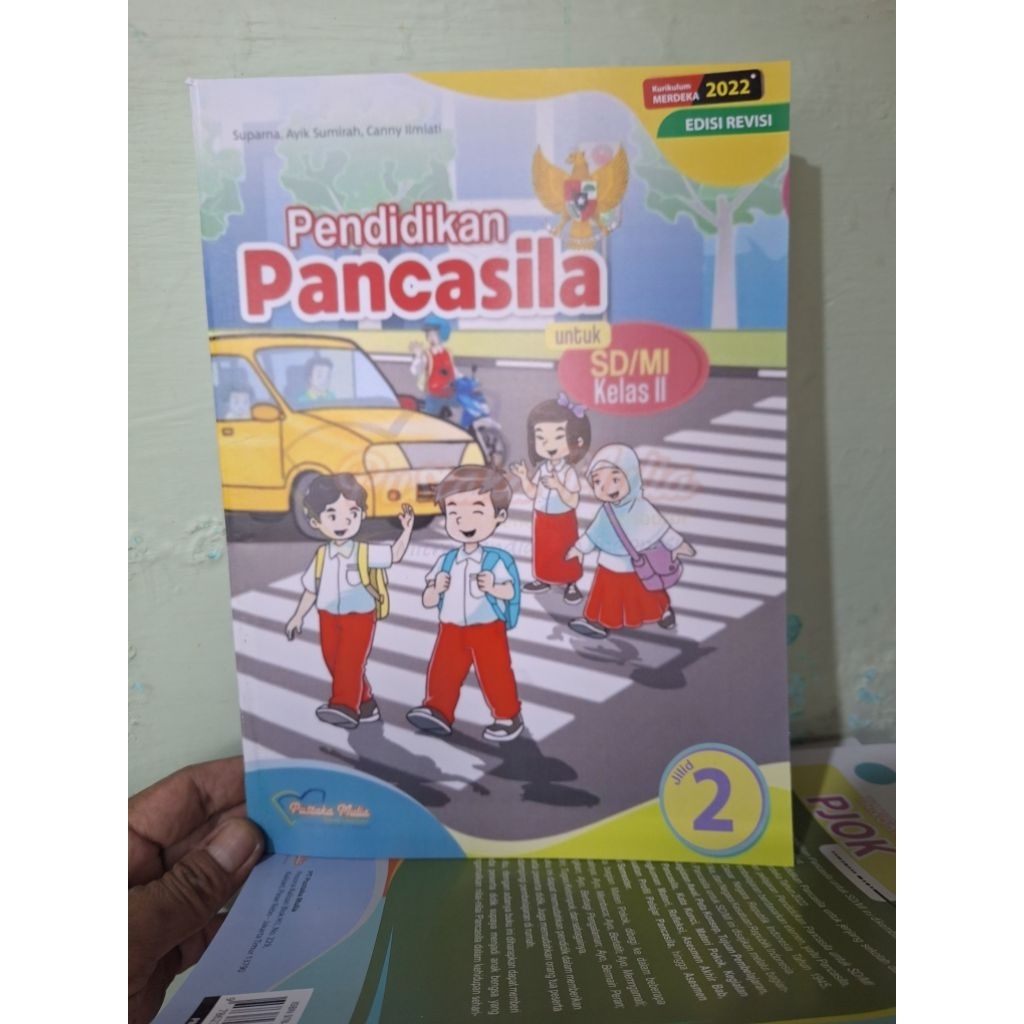 buku pendidikan pancasila/ppkn kelas 2/II sd mi kurikulum merdeka
