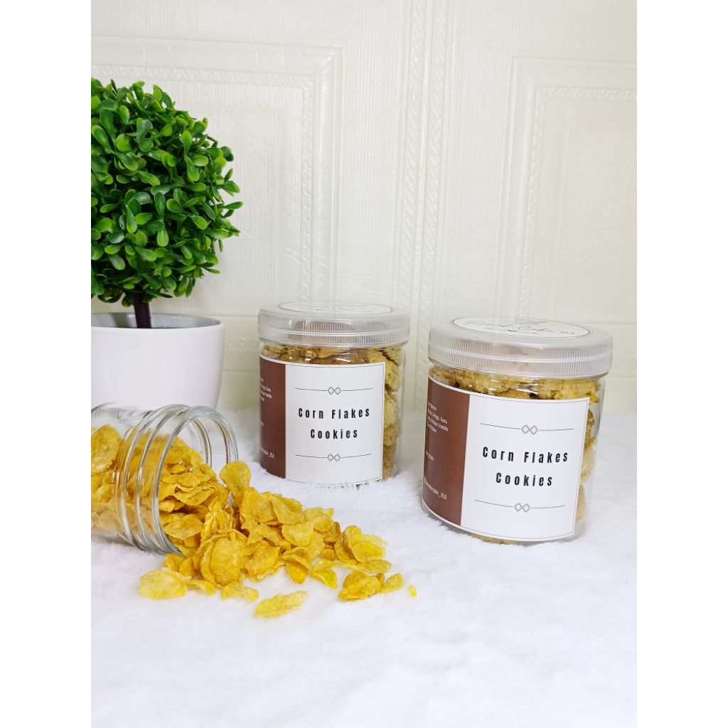 Cornflakes Cookies Renyah Premium | Kue Kering Cornflakes Butter Crispy