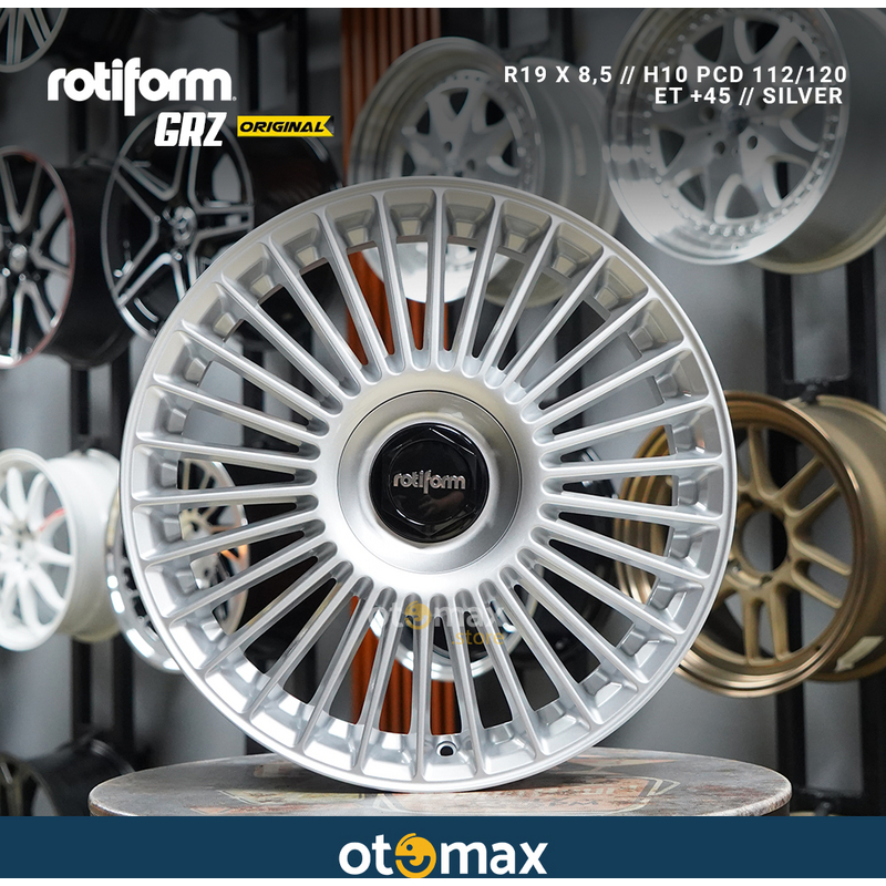 Velg Mobil Rotiform RC202 GRZ Original Ring 19 ET 45 Silver