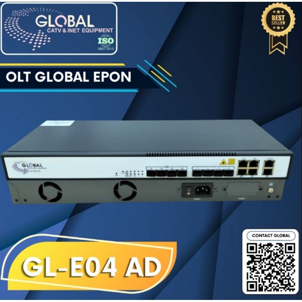 OLT EPON GLOBAL 4 PORT POWER AC/DC (GL-E04AD)