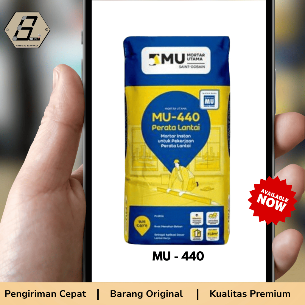 SEMEN MORTAR UTAMA MU - 440 PERATA LANTAI