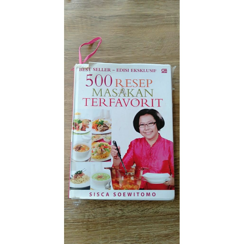 Preloved Original Buku 500 Resep Masakan Terfavorit Sisca Soewitomo