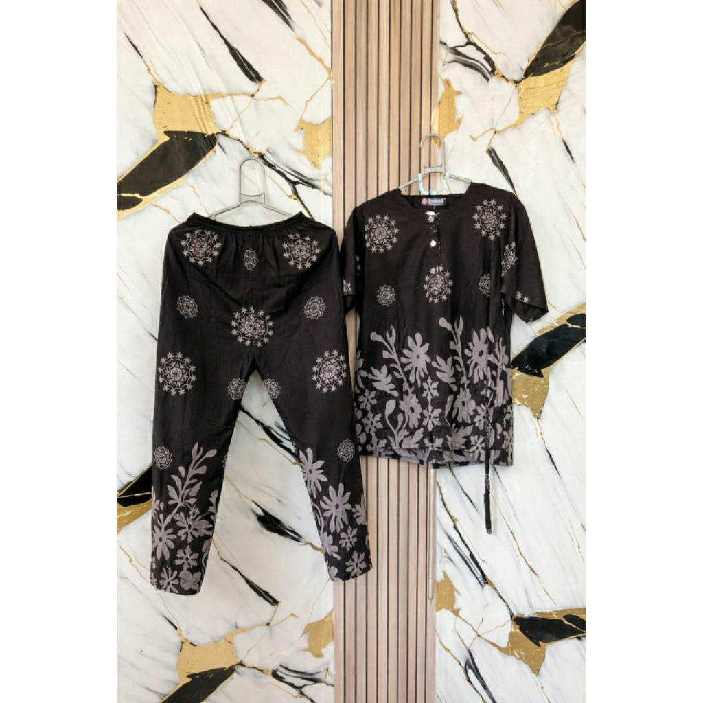 Daster set celana bahan adem