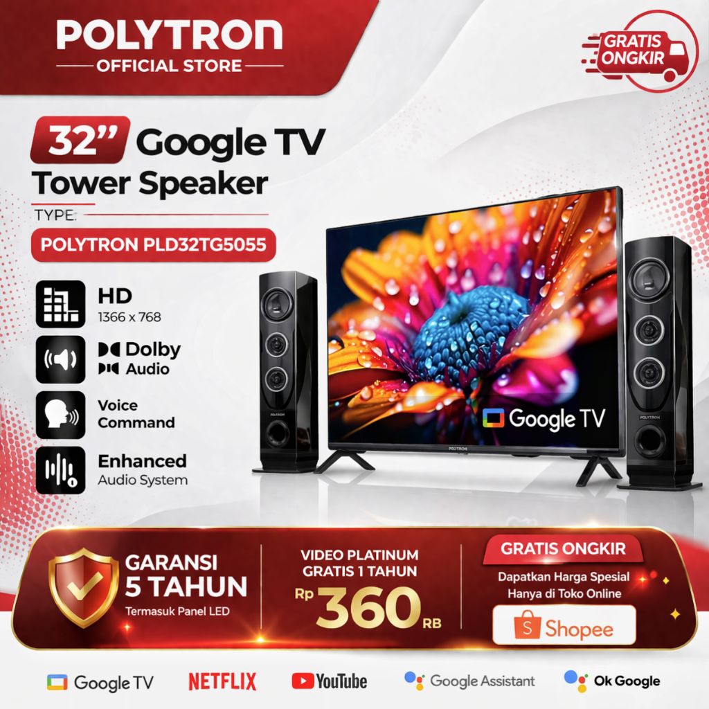 televisi POLYTRON PLD-32TG5055