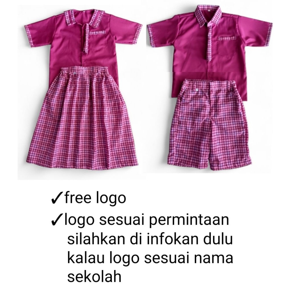 Seragam TK kotak