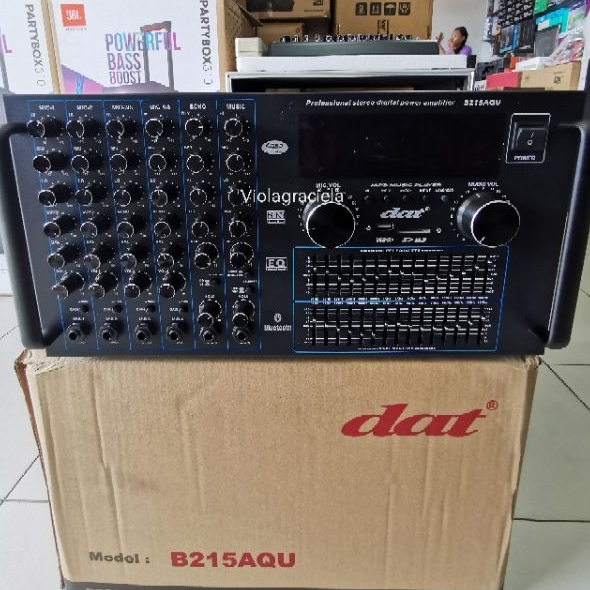 AMPLIFIER KARAOKE DAT B-215 AQU AMPLI KARAOKE DAT B 215AQU  ORIGINAL RESMI