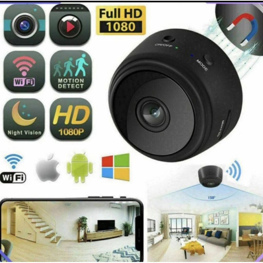 Camera Mini Wifi Cctv A9 Kamera Wireless