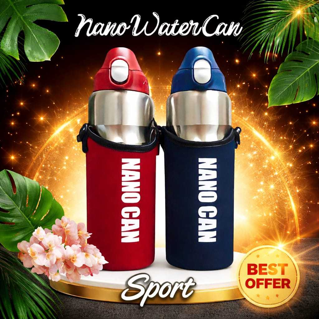 Tumbler Thermos Termos Kesehatan Nano Water Can Nano Can Nano Sport 1 liter 1000ml 1000 ml ORIGINAL 