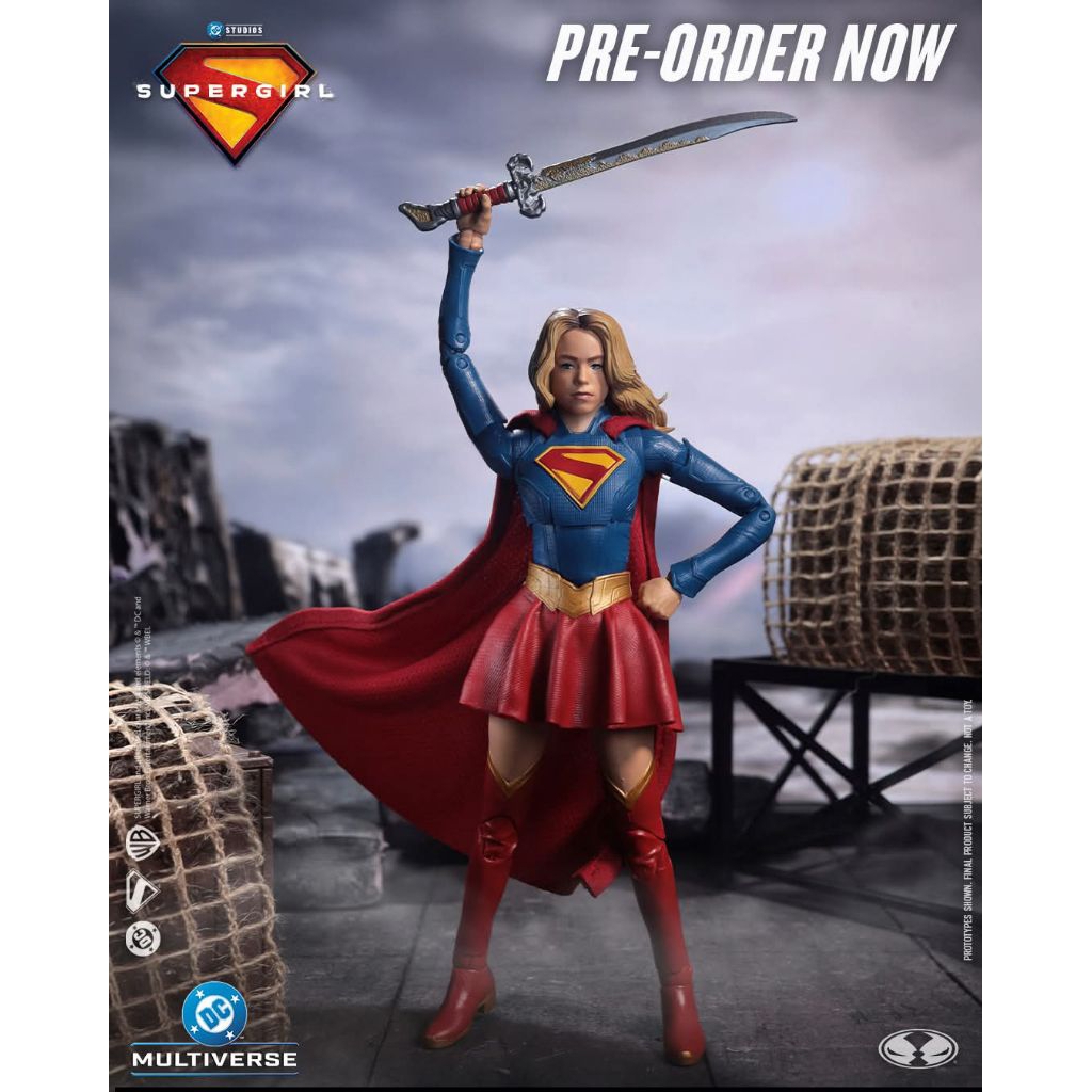 McFarlane SUPERGIRL & PUPPY KRYPTO Deluxe Theatrical Edition - Supergirl DC Movie 2026 Skala 1/9 - C