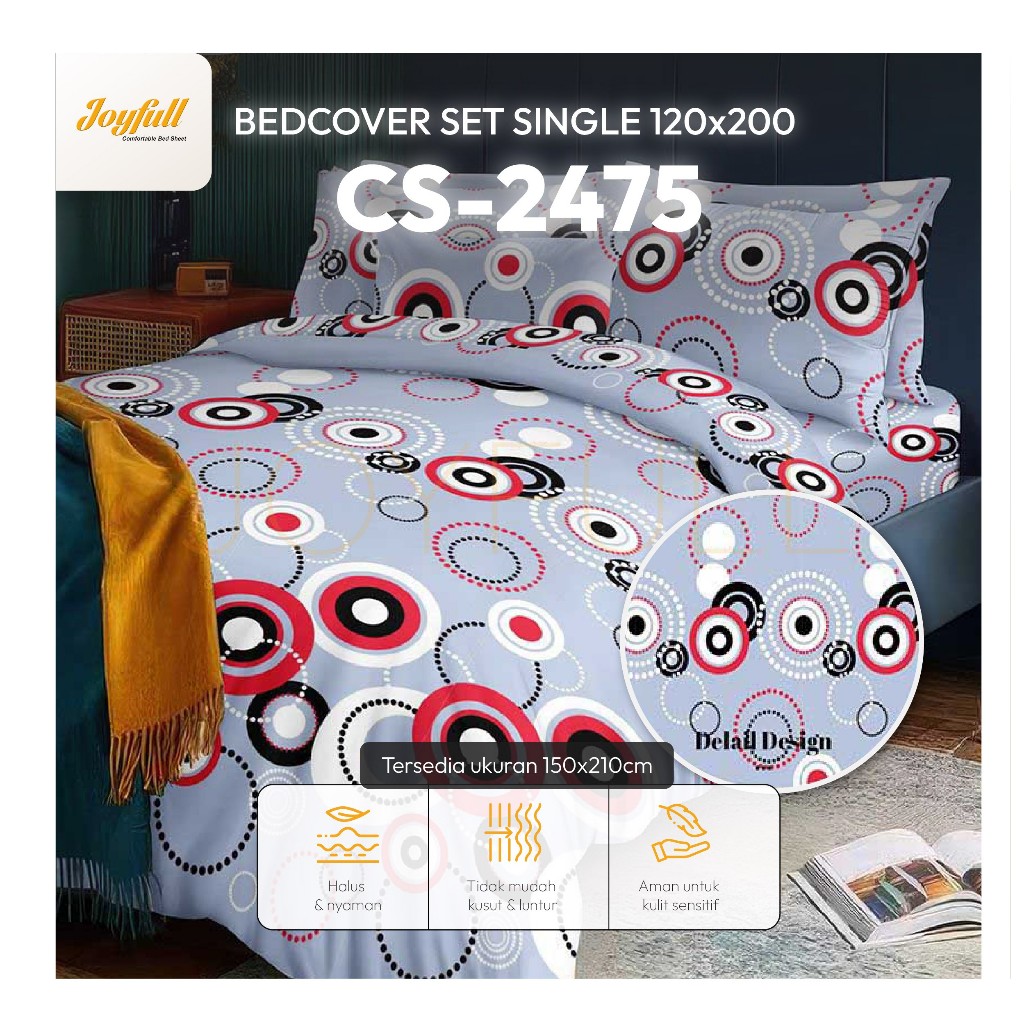Joyfull Bedcover Set Single  120x200 – CS-2475