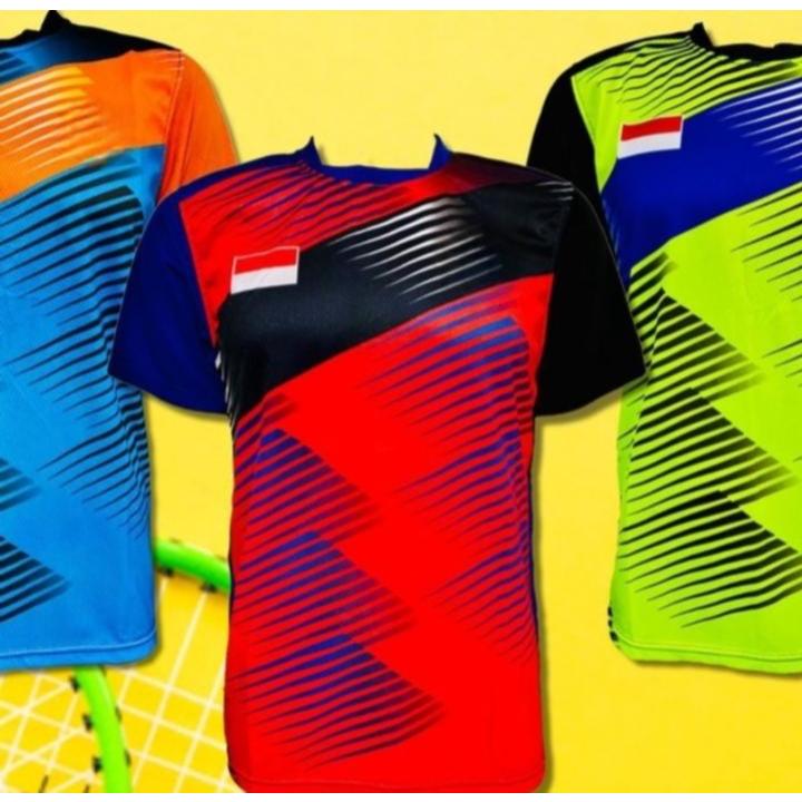 Baju Badminton baju Volly ball futsal football / Atasan Olahraga Jersey bulutangkis