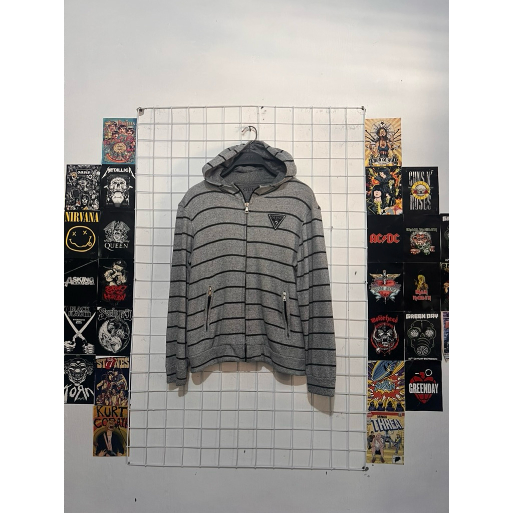 Hoodie Zipper Brand Guess USA