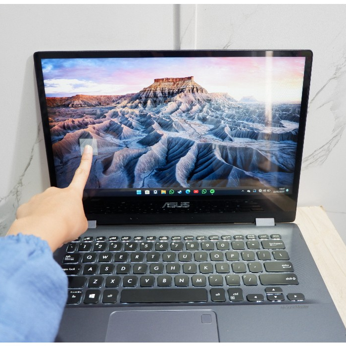 Laptop Asus Vivobook TP412FA Touchscreen Intel Core i3-8145U Ram 4Gb Ssd Keyboard Backlight