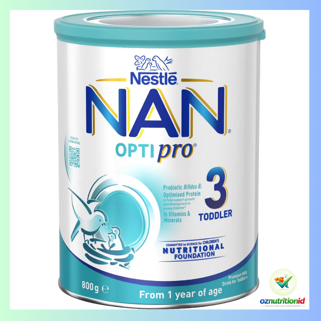 Nestle NAN OPTIPRO 3 Toddler 1+ Milk Drink Powder 800g Susu Bayi Formula Original Kualitas Premium N