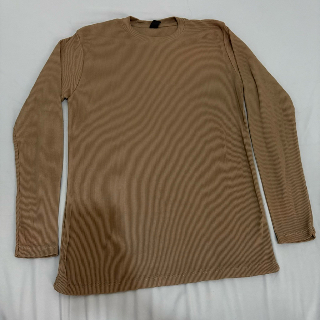 (PRELOVED) BAJU MANSET RIB LENGAN PANJANG