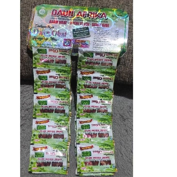Kapsul Daun Afrika 100% Original
