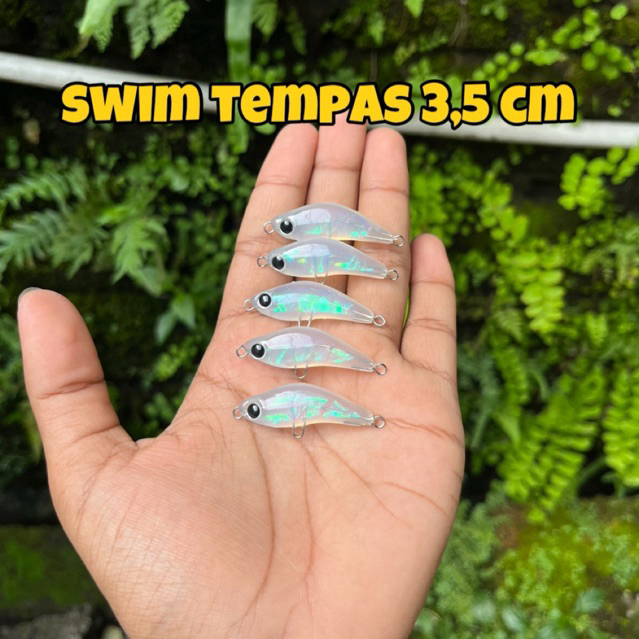 SWIM TEMPAS 3,5 CM UMPAN CASTING/ SWIMMER UMPAN HAMPALA / UMPAN GACOR / UMPAN KILER BADER HAMPALA KA