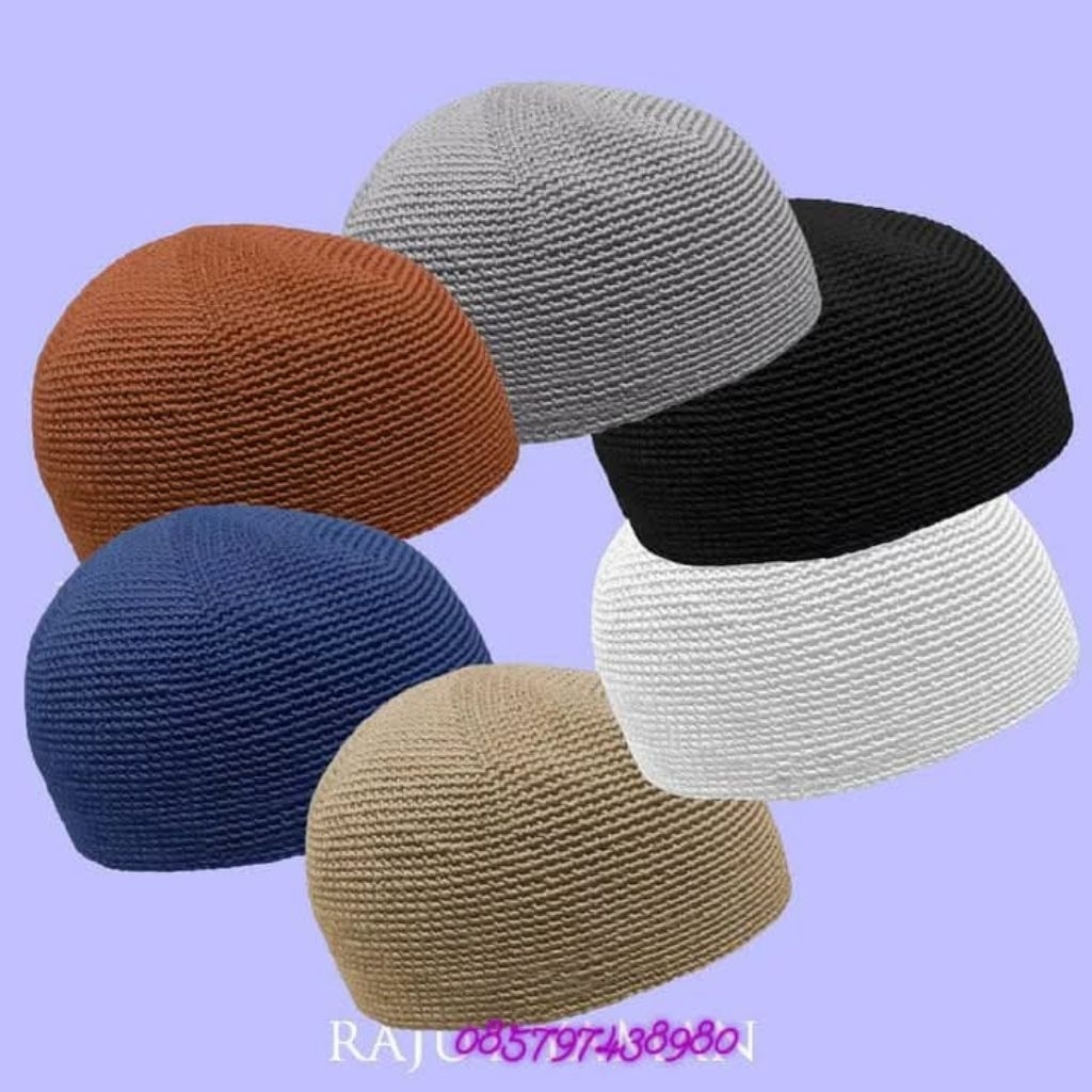 peci rajut sulam/ nigeria termurah