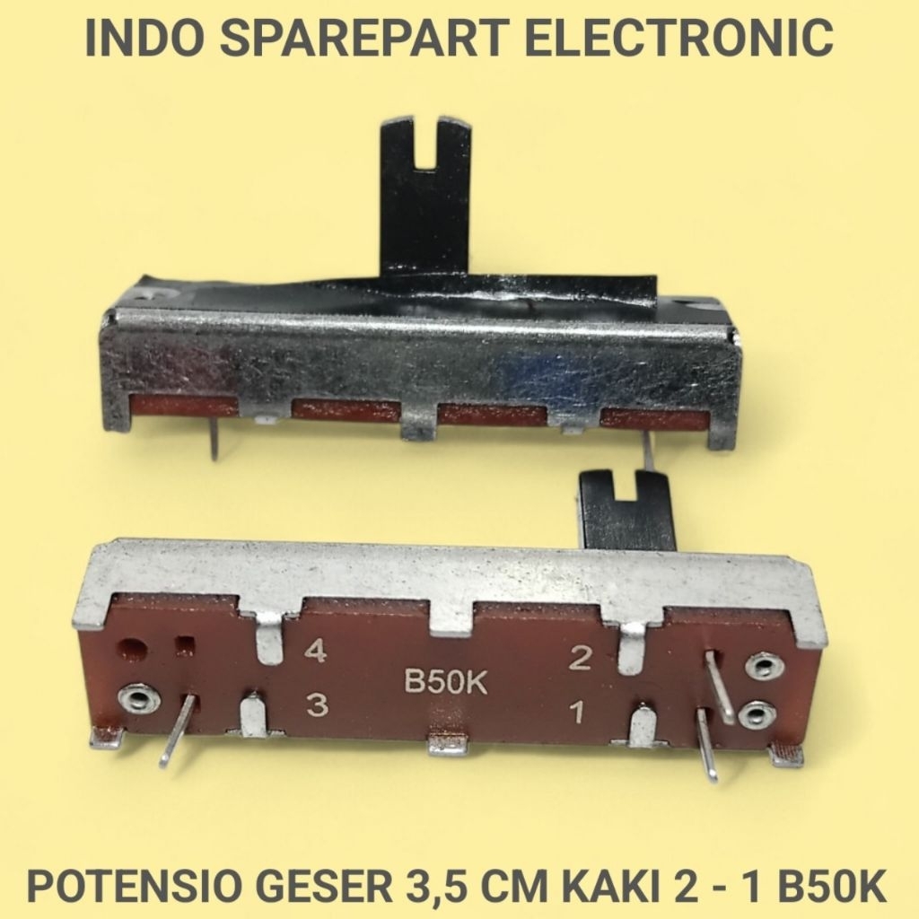 POTENSIO GESER 3,5 CM KAKI 2 - 1 B50K