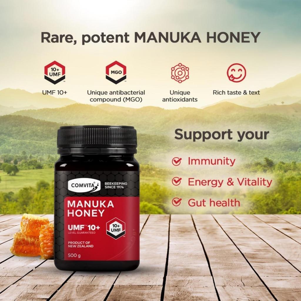 MANUKA HONEY UMF 10+ COMVITA 250 GR MADU ASLI NEW ZEALAND