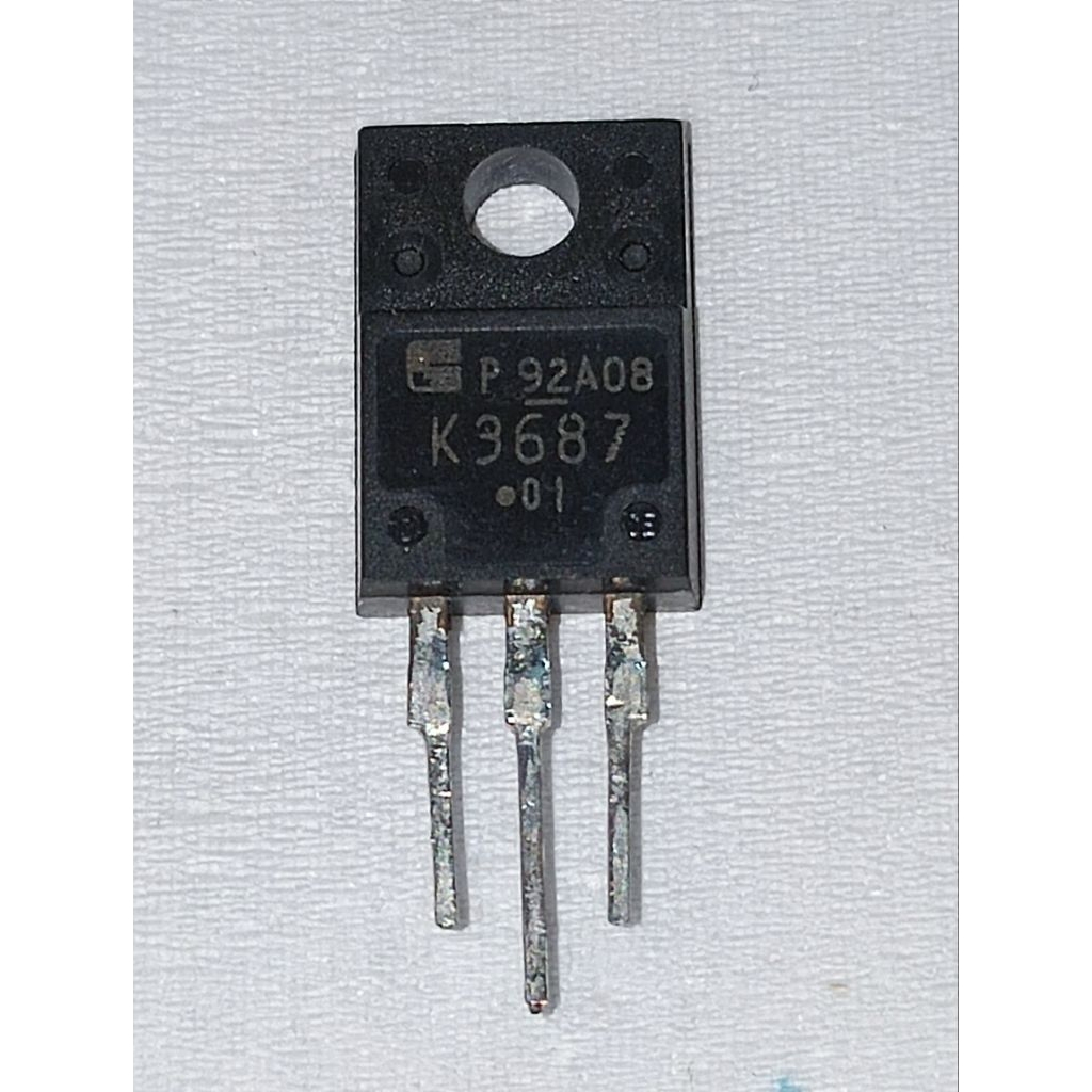 K3687 Mosfet 16amper 600volt , Bekas , Ok Test , Ori