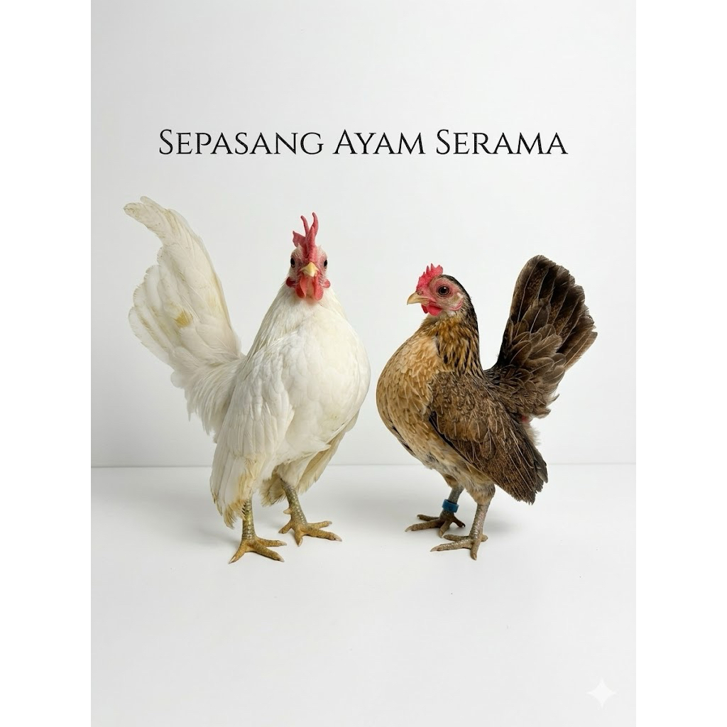 INDUKAN AYAM HIAS SERAMA SEPASANG KUALITAS