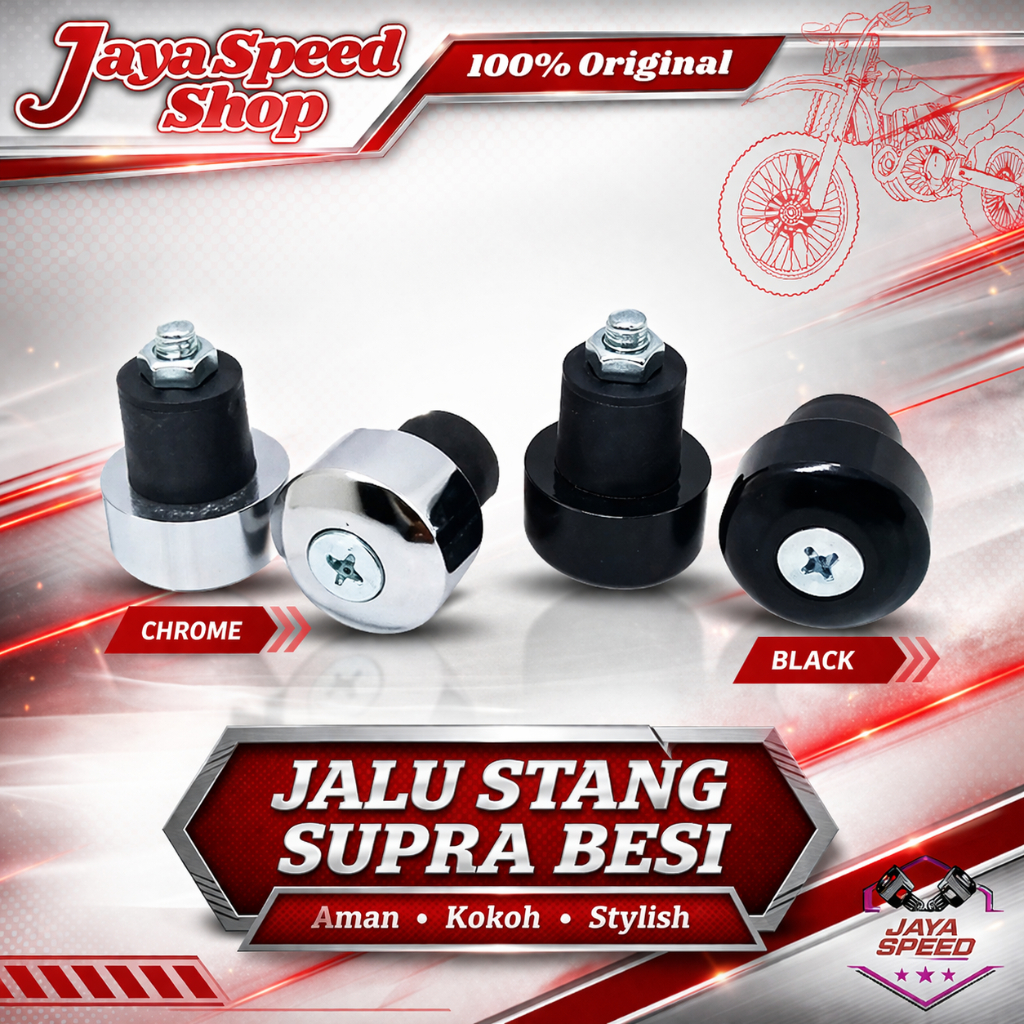 JALU STANG SUPRA X 125 BESI BANDUL MOTOR