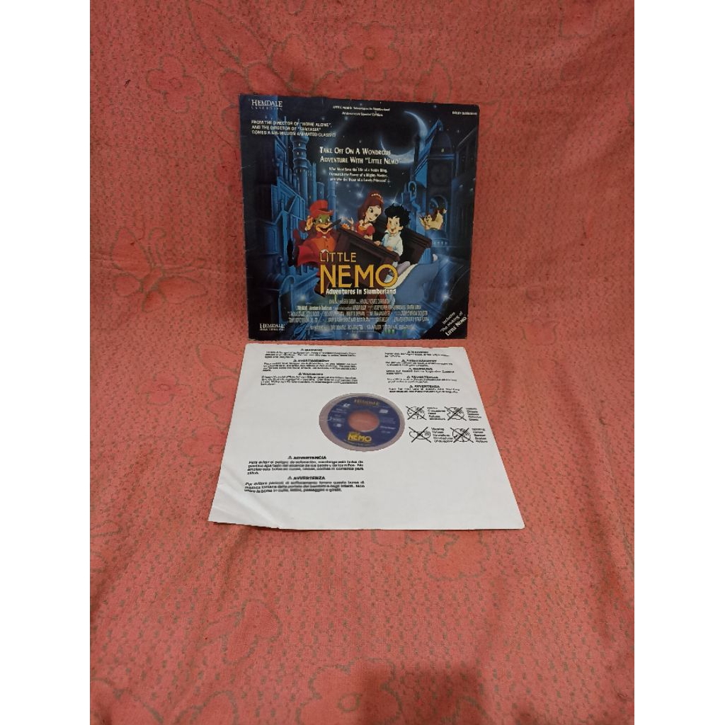 Little Nemo : Kaset Laser Disc ( LD ) Made In Usa