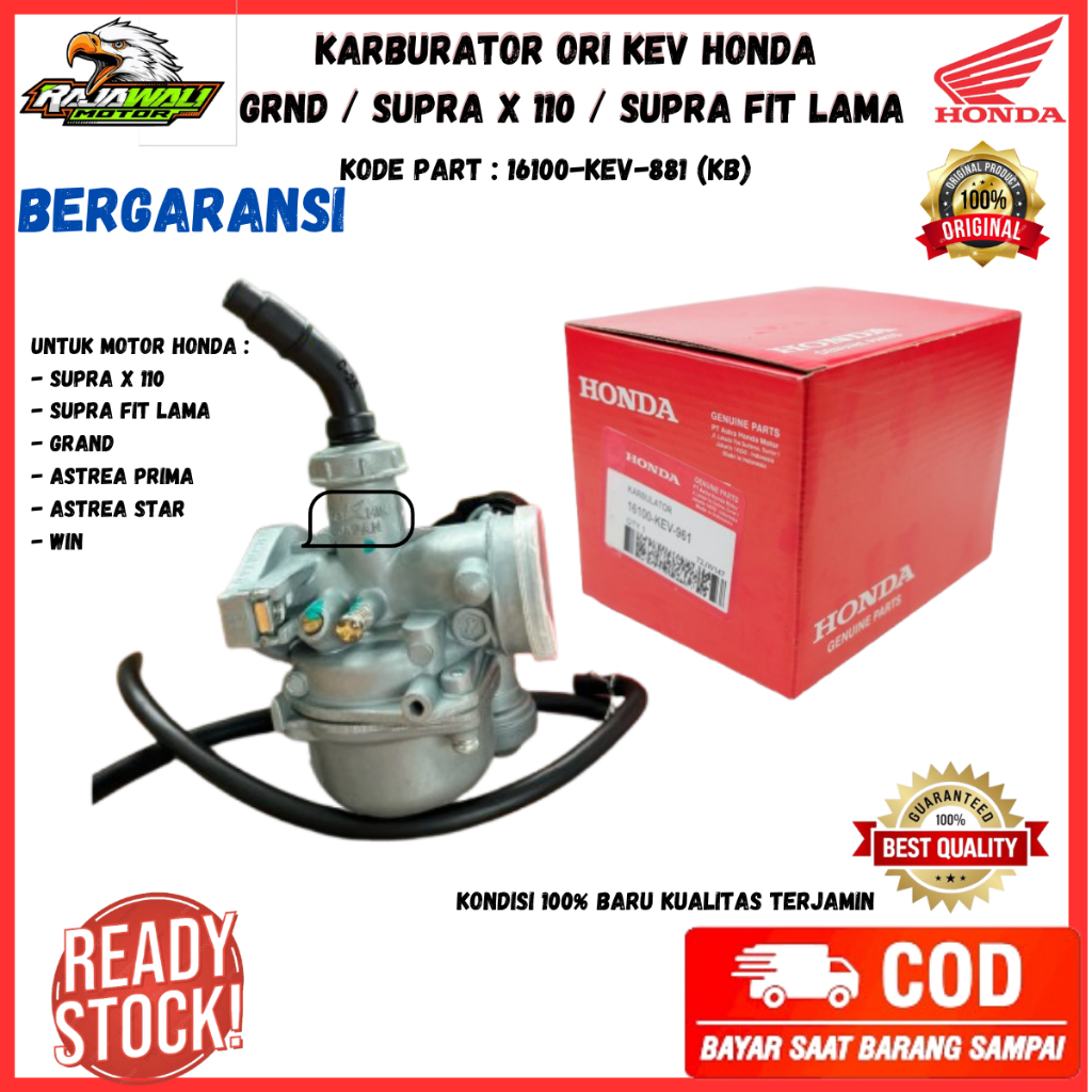 Karburator Supra x Lama - Karburator Motor Honda Grand - Karbu Supra KEV Original
