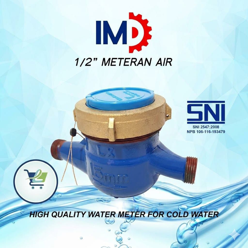 water meter IMD drat 1/2 dim