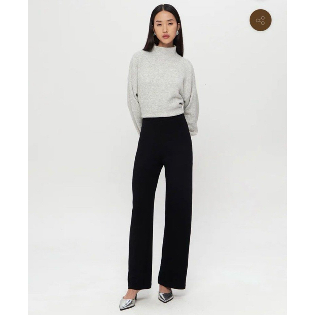 DUMA OFFICIAL Larra Pants in Black straight cut comfy sweatpants Grenoa Genoa Greno Parlene Tessa Ja