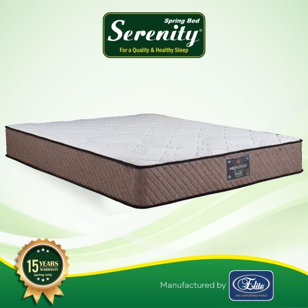 Kasur Springbed ELITE SERENITY SUPERSTAR - Kasur Empuk Nyaman Tebal
